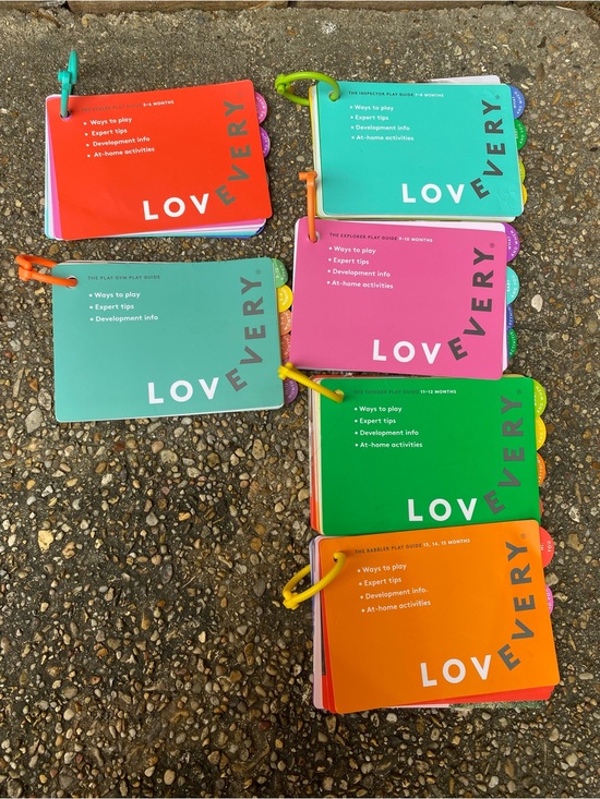 LOVEVERY Other - Lovevery Play Guide Booklets Bundle 5–15 Months Developmental Activity Cards Set